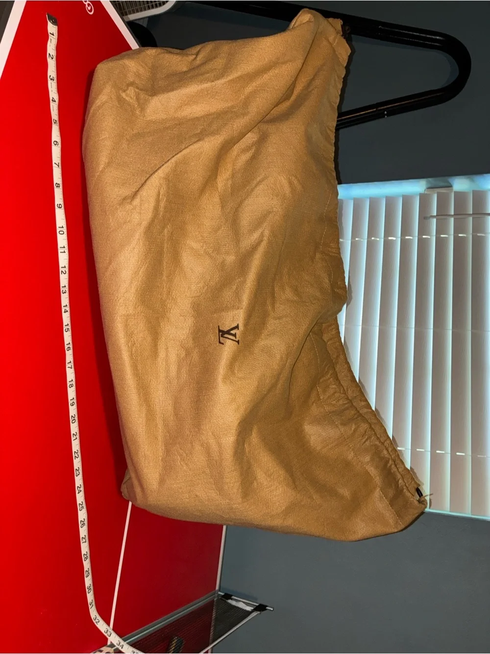 Louis Vuitton Brown Monogram Canvas Duffel Keepall 60 with dusty